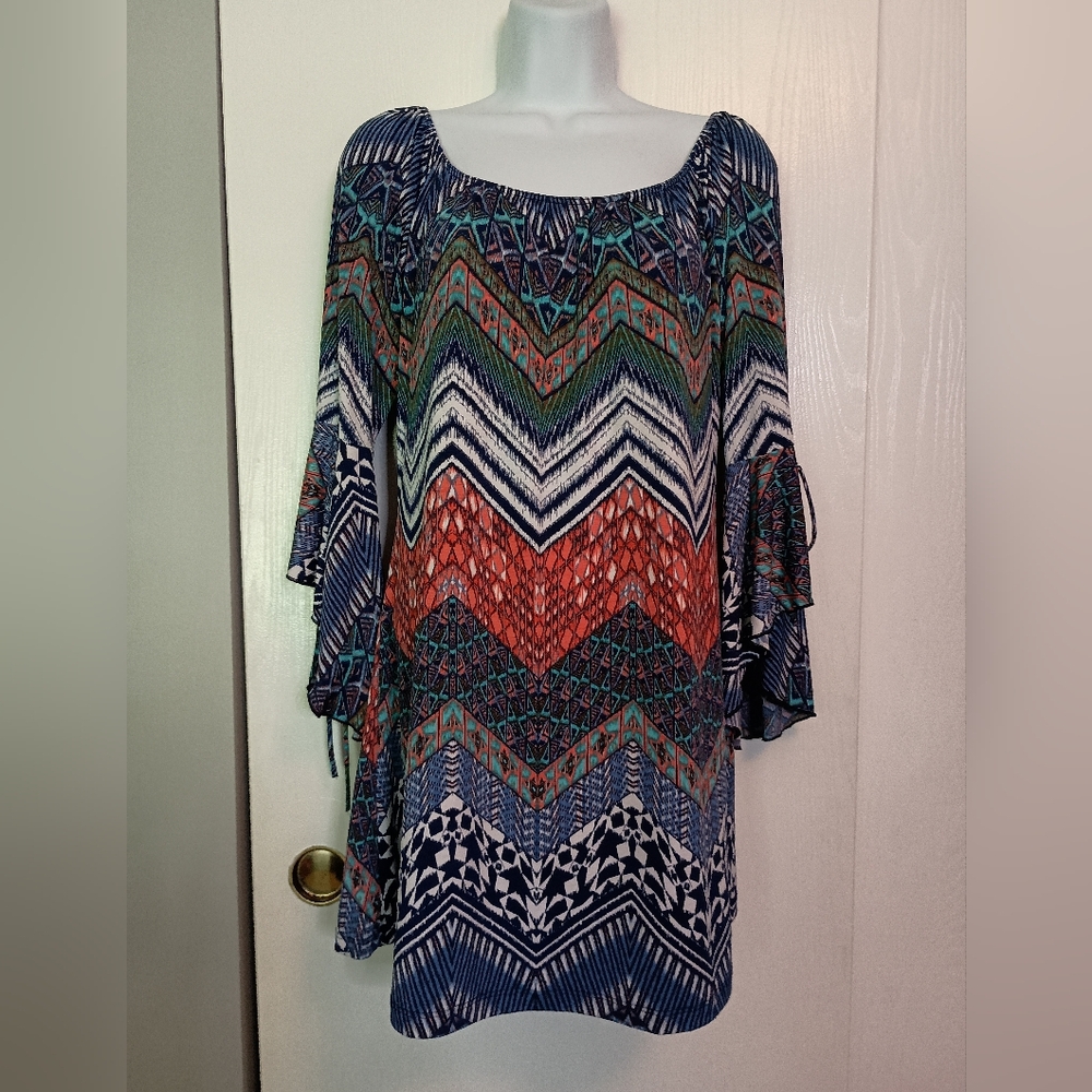 2B Clothing, tunic blouse, sz M